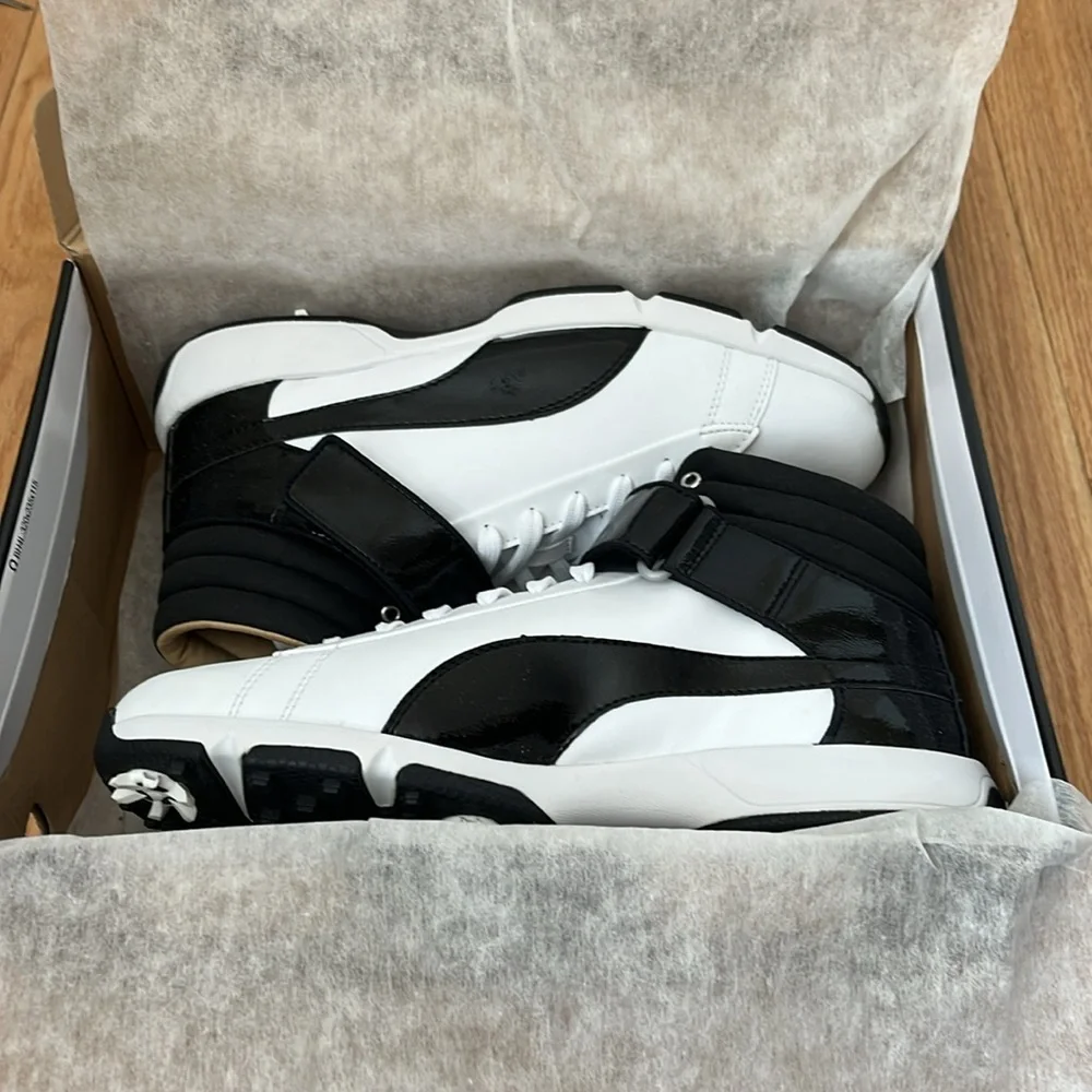 New in box Puma youth titantour ignite hi-top golf shoes Sz 6 - Picture 6 of 12